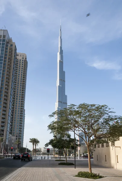 阿联酋迪拜,市中心 Emaar 区的视图 - 图库社论