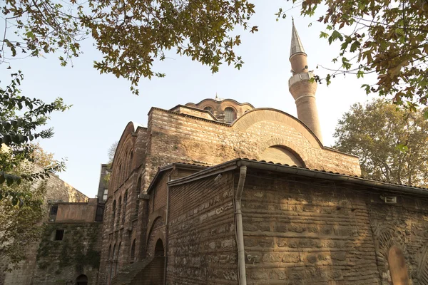 Exterior view from Kalenderhane Mosque built in Ottoman Empire period in Fatih, Istanbul.