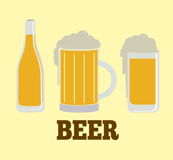 Beer design, vector illustration.