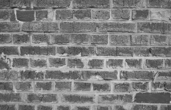Black and white building brick wall