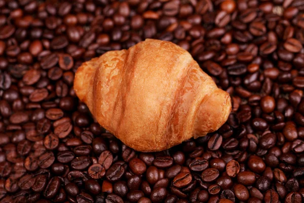 Croissant, sausage dough and coffee beans