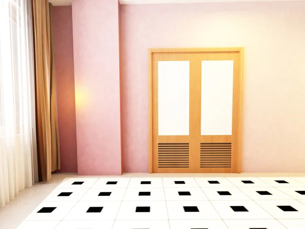 Door in the empty room