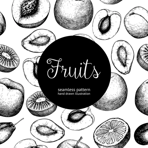 Vintage fruit background for vegetarian food