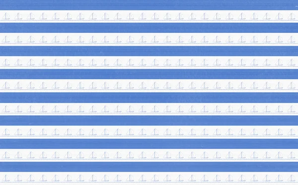 Background on marine theme with blue and white striped
