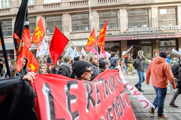 Protest against Labour reforms in France