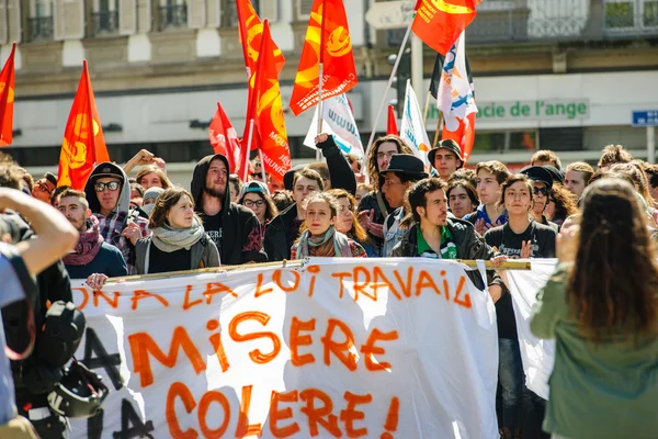 April protest against Labour reforms in France