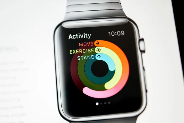 Apple Computers website with Apple Watch Activity App