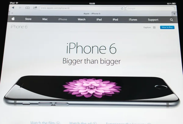 Apple iPhone 6 as seen on Apple Webpage