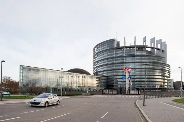 European Union Flags and France flag flies at half-mast