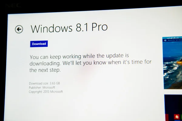 Windows 8.1 PRO installation process
