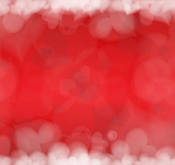 Valentines happy day winter background. card vector illustration