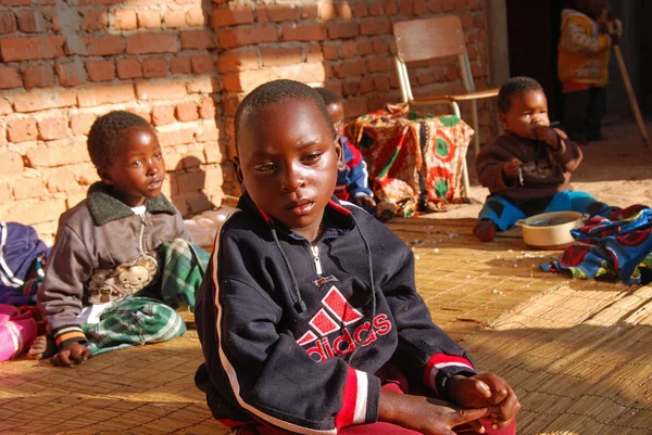 African children of the Franciscan Mission of the Village of Pom