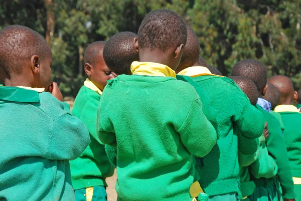 The play of kindergarten children of the Village of Pomerini-Tanzania
