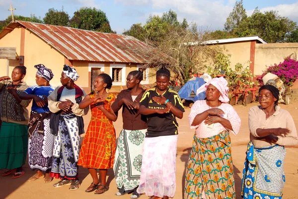 The preparation of songs and dances for the Sunday Mass in the V