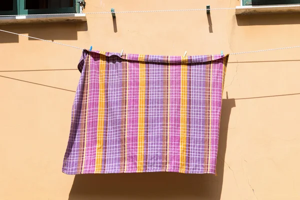 Tablecloth Hanging Out to Dry - Liguria Italy