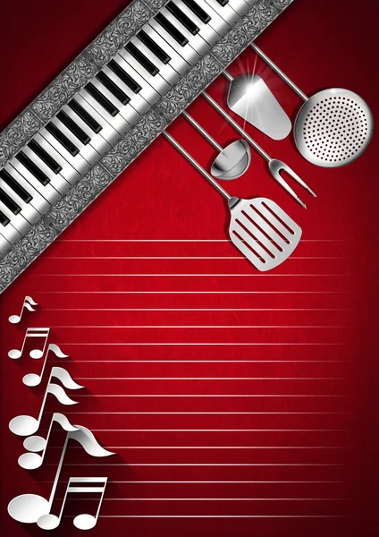 Music and Food - Menu Design