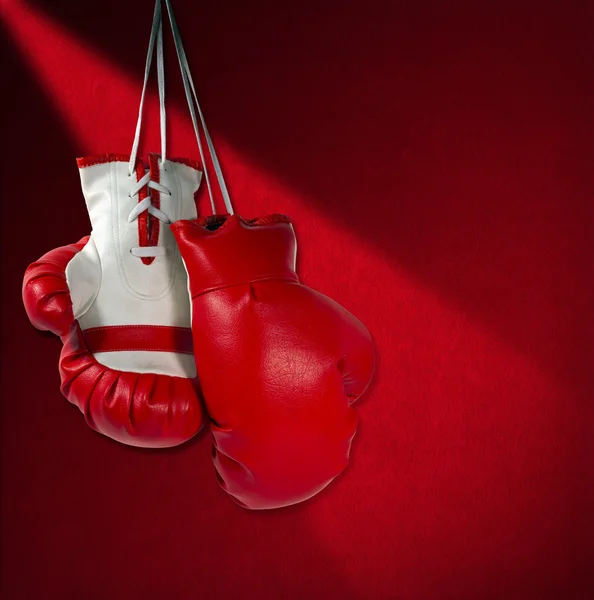 Red and White Boxing Gloves