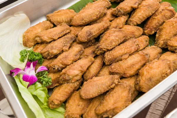 Delicious deep fried chicken wings