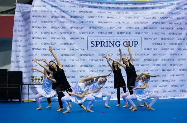 MINSK - MAY 02: Unidentified children compete in the SpringCup international dance competition, on May 02, 2015, in Minsk, Belarus.