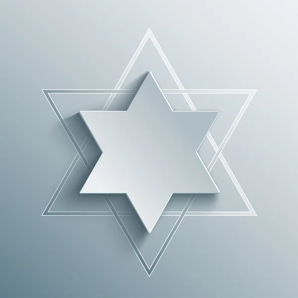 Star of David. Magen David, vector religious symbol.