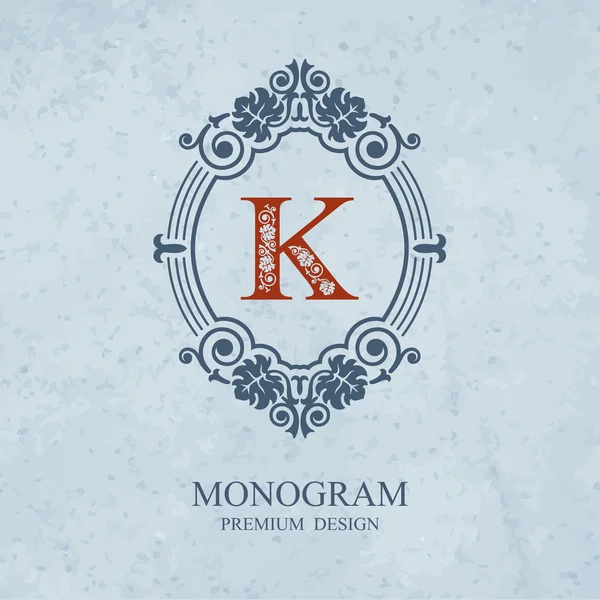 Monogram  Letter emblem K