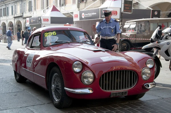 Famous race retro cars Mille Miglia