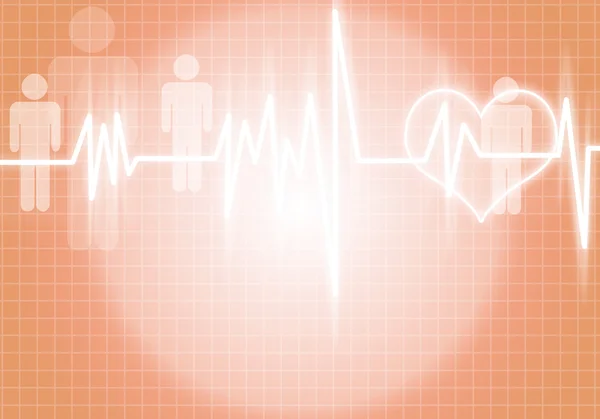 Digital background Heart care
