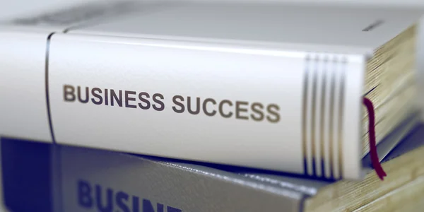Book Title on the Spine - Business Success.