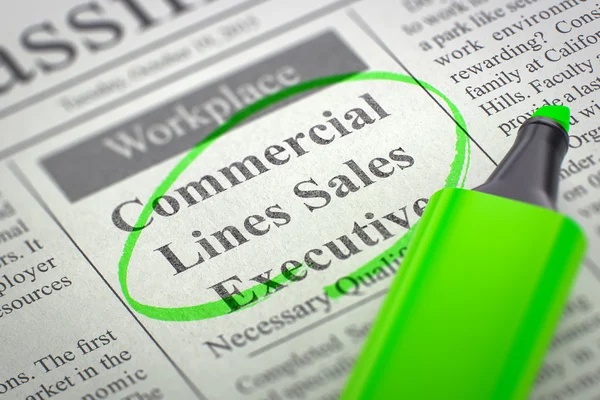 Commercial Lines Sales Executive Hiring Now.