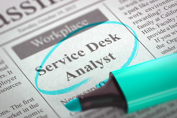 Service Desk Analyst Job Vacancy.
