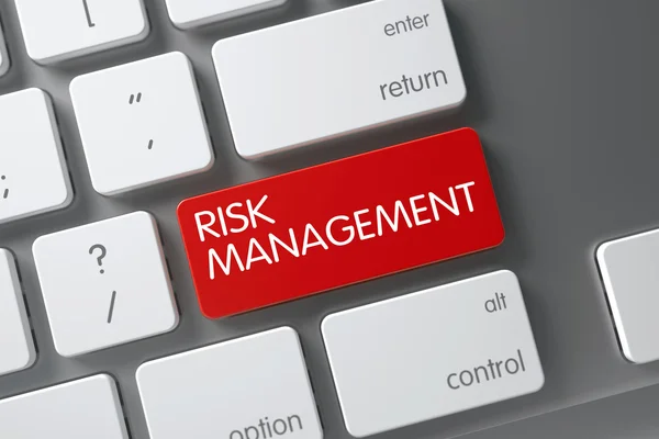 Risk Management Keypad. 3D Rendering.