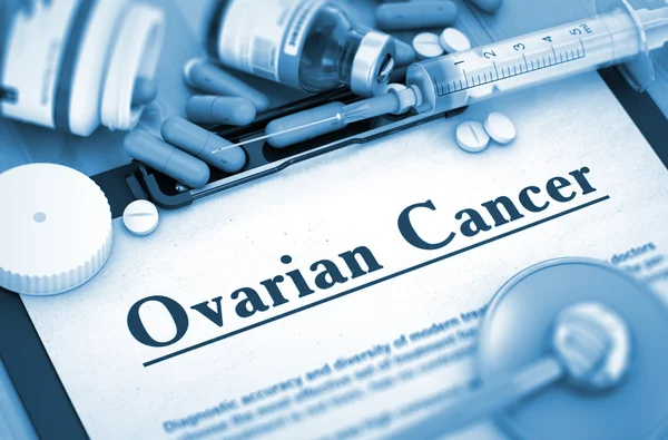 Ovarian Cancer. Medical Concept. 3D Illustration.