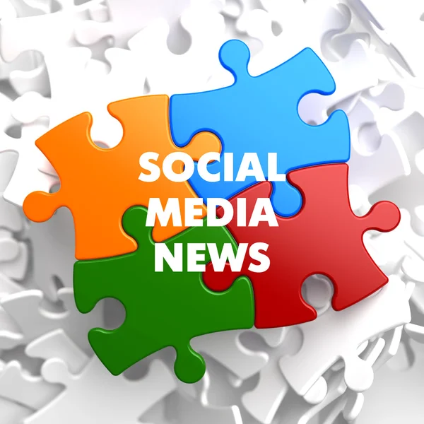 Social Media News on Multicolor Puzzle.