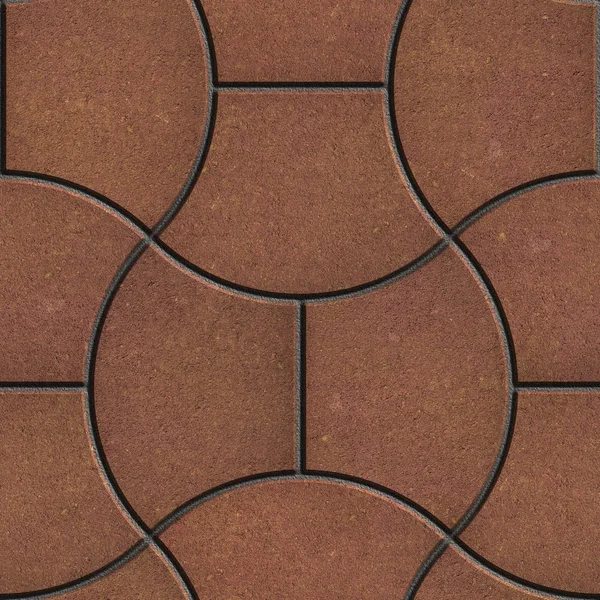 Brown Brick Pavers. Seamless Texture.