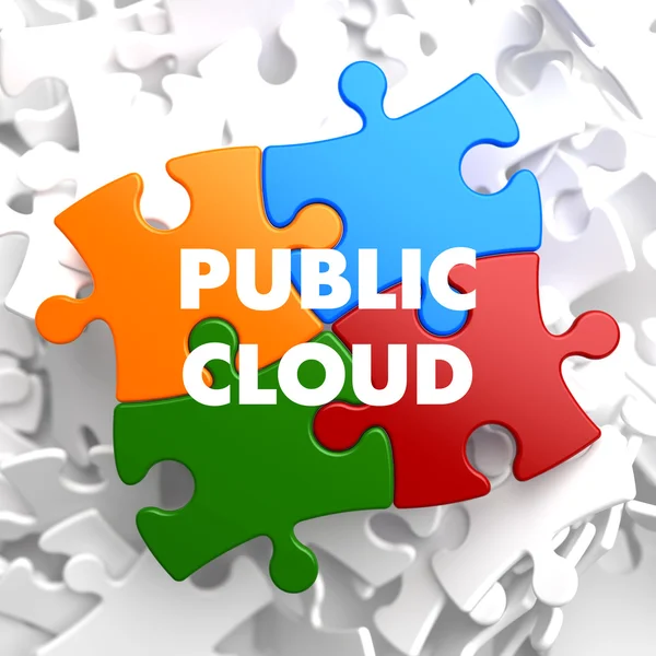 Public Cloud on Multicolor Puzzle.