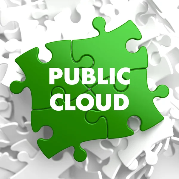 Public Cloud on Green Puzzle.