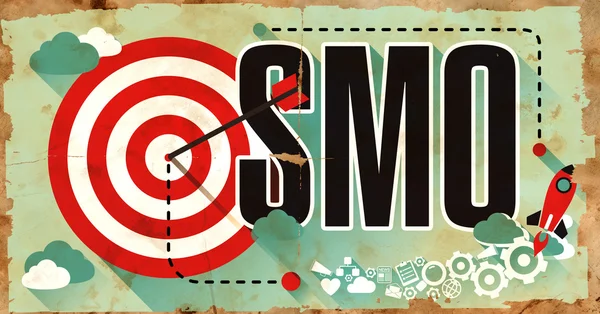 SMO Word on Grunge Poster.