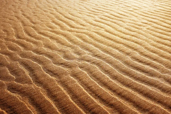 Background of golden sand with rippled pattern