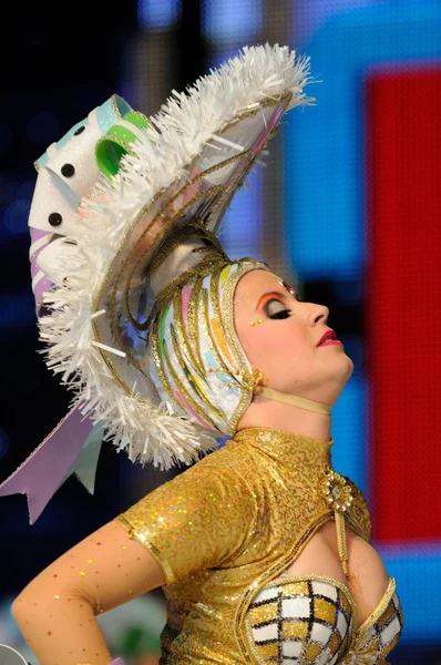 TENERIFE, FEBRUARY 7: Characters and Groups in The carnival.