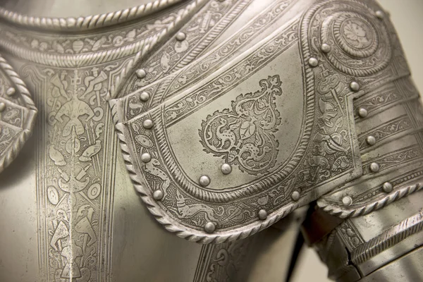 Detail of an european medieval armor