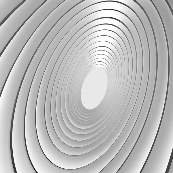 3d rendering of an abstract figure and in spiral