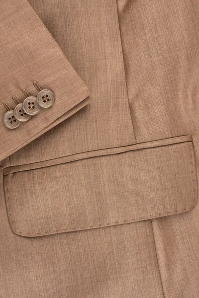 Pocket and sleeve jacket close-up