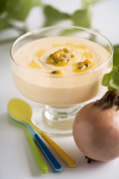 Passion fruit mousse