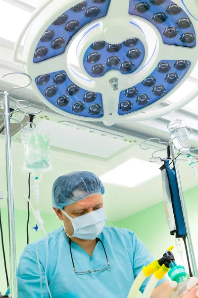 Anesthesiologist in operation room