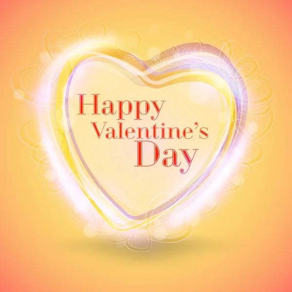 Valentines Day Abstract Background. Romantic Vector Illustration for Greeting Cards Design. Happy Valentines Day