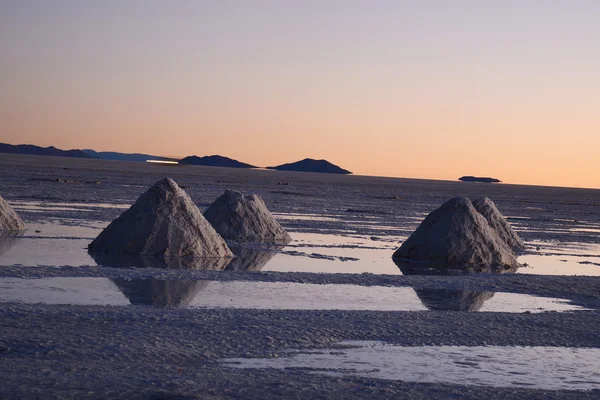 Bolivia salt pile