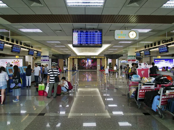Check in Counter inside Taipei Songshan Airport