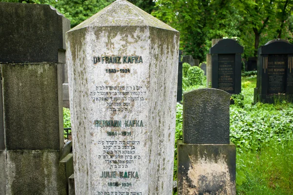 Gravestone of the writer Franz Kafka