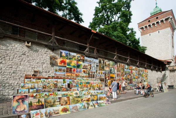 Market street of old town