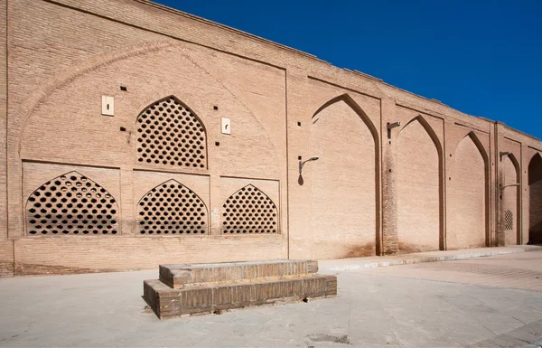 Brick wall of an old building in the Iranian city, Middle East